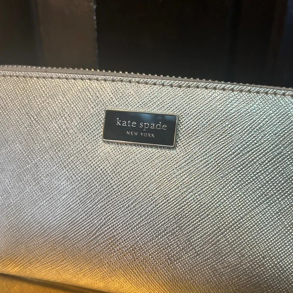 Kate Spade Gold Textured Clutch - Picture 6 of 12